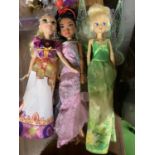 THREE DOLL FIGURES