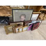 AN ASSORTMENT OF FRAMED PRINTS AND PICTURES