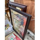 THREE LARGE FRAMED PRINTS