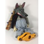 A VINTAGE 1960'S PELHAM PUPPET - SL21 WOLF IN ORIGINAL BOX