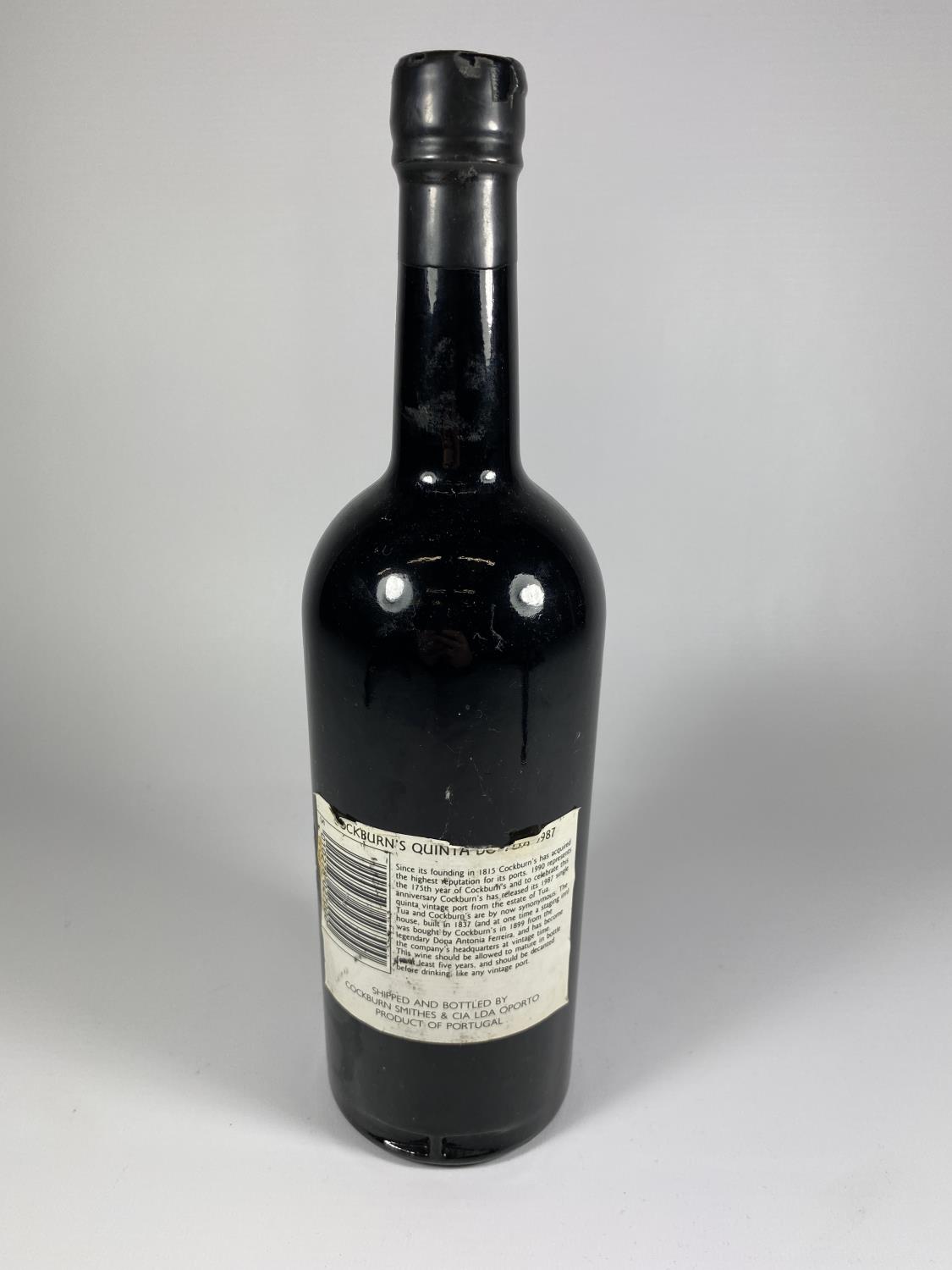 1 X 75CL BOTTLE - COCKBURNS QUINTA DO TUA 1987 VINTAGE PORT - Image 4 of 4