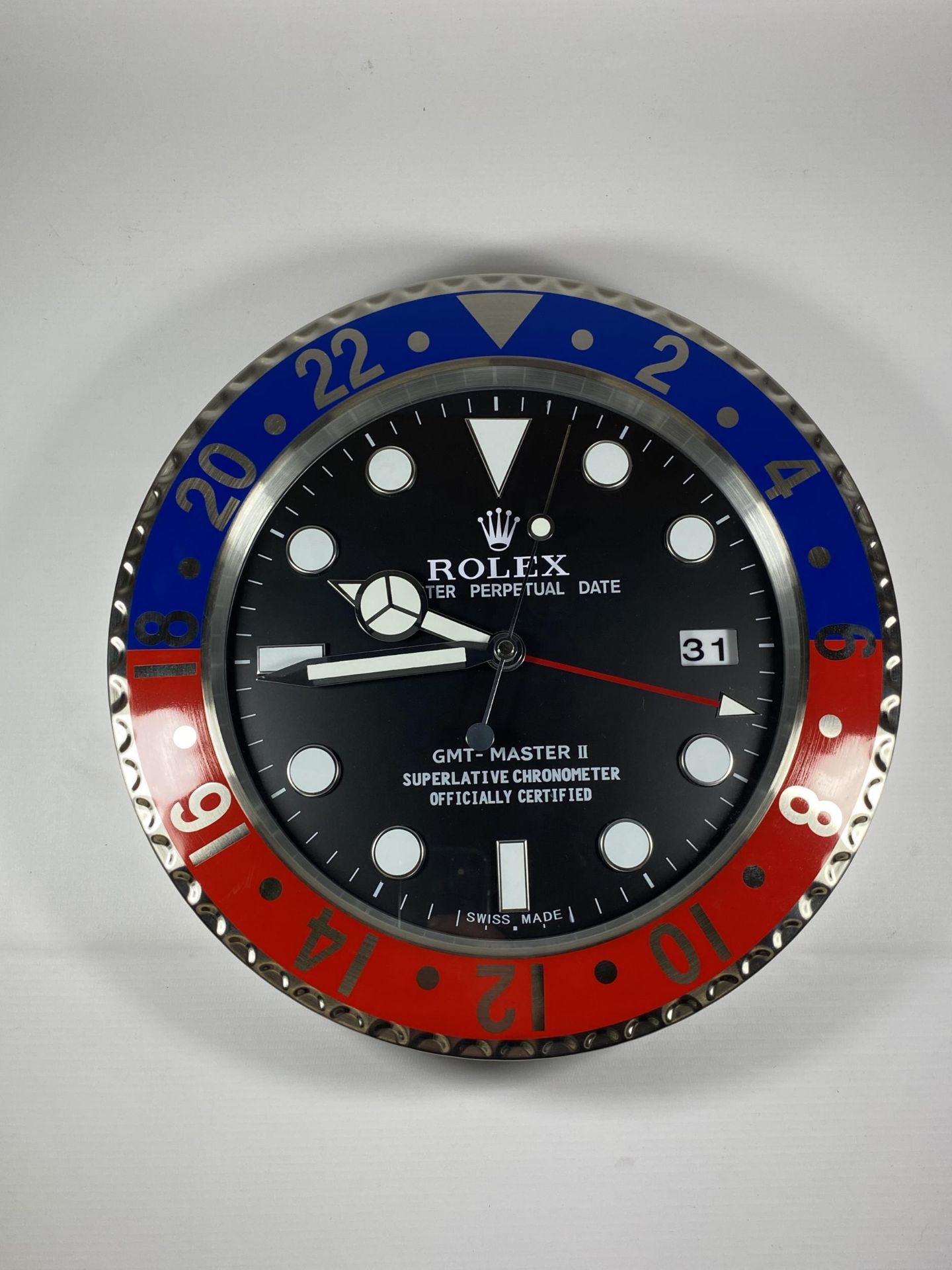 A DEALERS WALL CLOCK