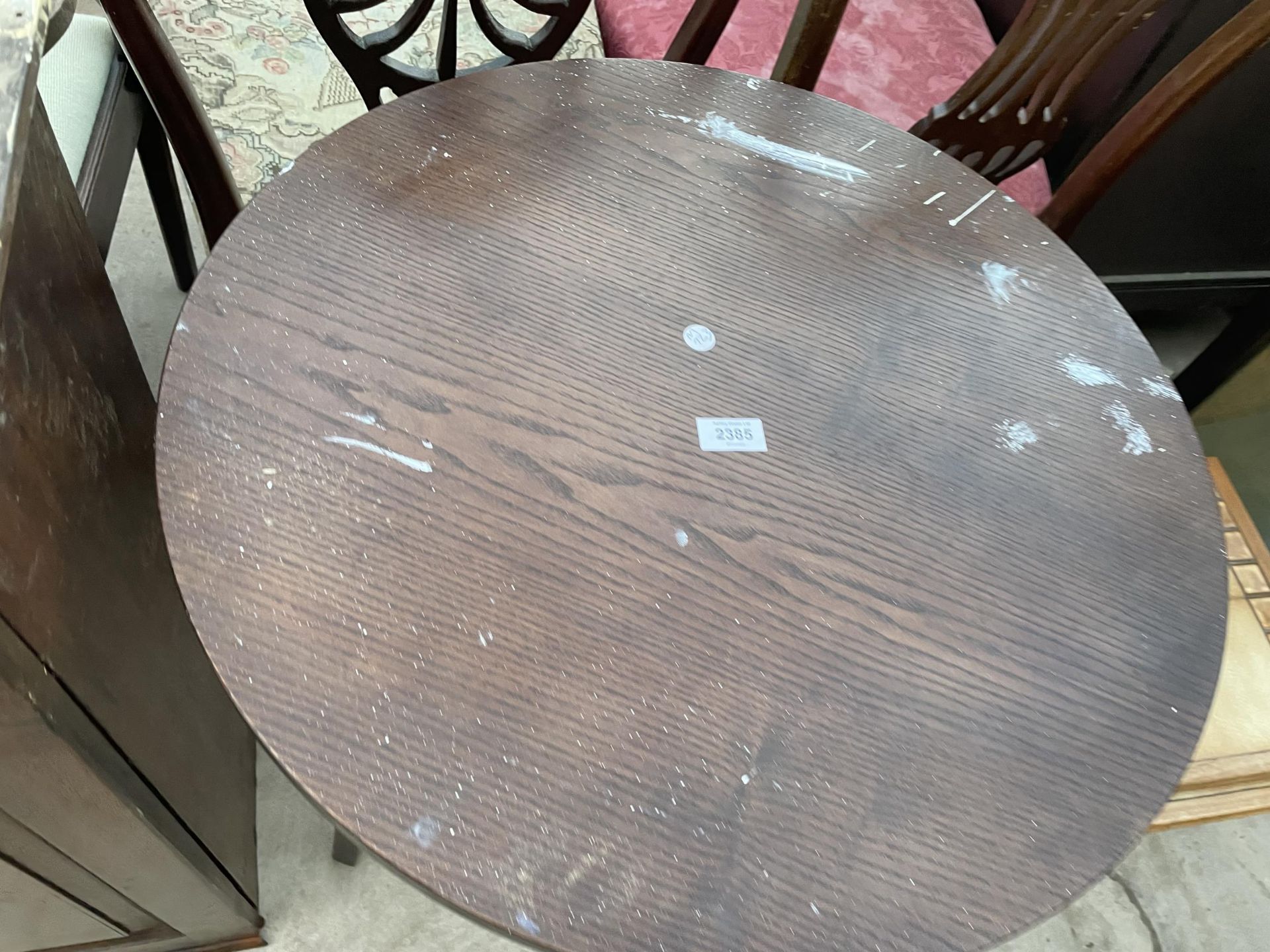 A PUB TABLE AND NEST OF TWO TABLES - Image 2 of 3