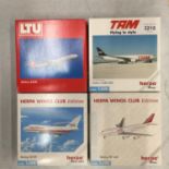 FOUR HERPA WINGS COLLECTION PLANES - SCALE 1:500