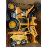 A BOX OF JCB MODEL TOYS