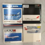 FOUR HERPA WINGS COLLECTOR'S PLANES - SCALE 1:500