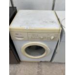 A WHITE BOSCH MAXX WASHING MACHINE BELIEVED IN WORKING ORDER BUT NO WARRANTY