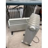 FOUR VARIOUS ELECTRIC HEATERS