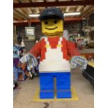 A BUILT LEGO MAN HEIGHT 47CM HIGH