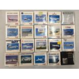 TWENTY BOXED MODEL AEROPLANES, HERPA ETC - SCALE 1:500