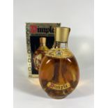 A BOXED DIMPLE DE LUXE SCOTCH WHISKY 70 PROOF 13 1/3 FL.OZS. PROCEEDS TO BE DONATED TO EAST CHESHIRE