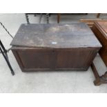 A 18TH CENTURY OAK BLANKET CHEST, 30" WIDE