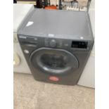 A GREY HOOVER 8KG WASHING MACHINE