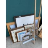 AN ASSORTMENT OF FRAMED PRINTS AND PICTURES