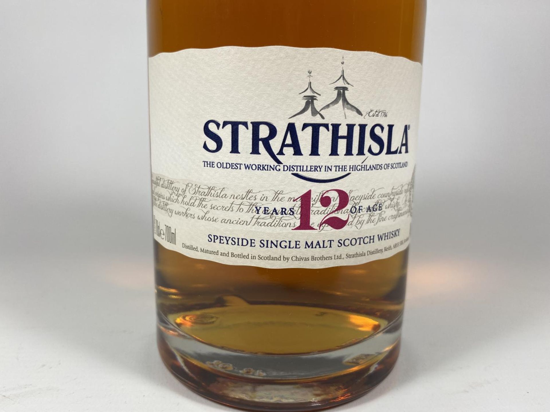 1 X 70CL BOTTLE - STRATHISLA 12 YEAR OLD SPEYSIDE SINGLE MALT SCOTCH WHISKY - Image 2 of 3