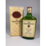 1 X 35CL BOXED BOTTLE - THE GLENLIVET 1980/1990'S 12 YEAR OLD SINGLE MALT SCOTCH WHISKY