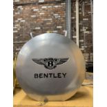 A SILVER COLOURED BENTLEY PETROL CAN