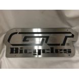 A GT BICYCLES SIGN