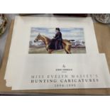 A COLLECTION OF REPUBLISHED ILLUSTRATIONS OF MISS EVELYN MASSEY'S 'HUNTING CARICATURES' 1894-1898