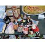 AN ASSORTMENT OF DOLLS