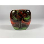 AN ANITA HARRIS HAND PAINTED AND SIGNED VASE DECO TREE