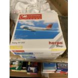 FOUR BOXED HERPA WINGS COLLECTION MODEL AEROPLANES - SCALE 1:500