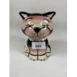 A LORNA BAILEY POTTERY CAT - MACK