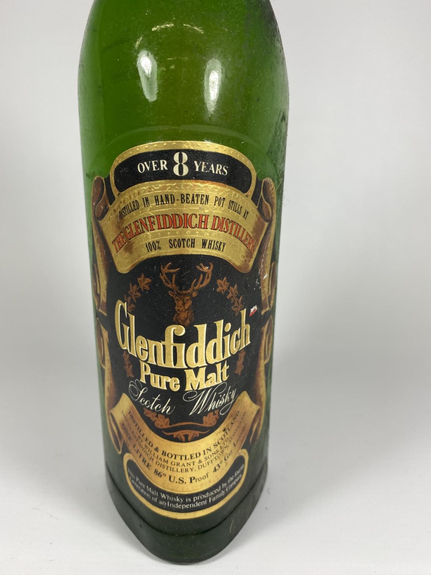 1 X 1L BOTTLE - GLENFIDDICH 8 YEARS PURE MALT SCOTCH WHISKY - Bild 2 aus 4