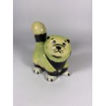 A LORNA BAILEY POTTERY CAT - FLUFFY