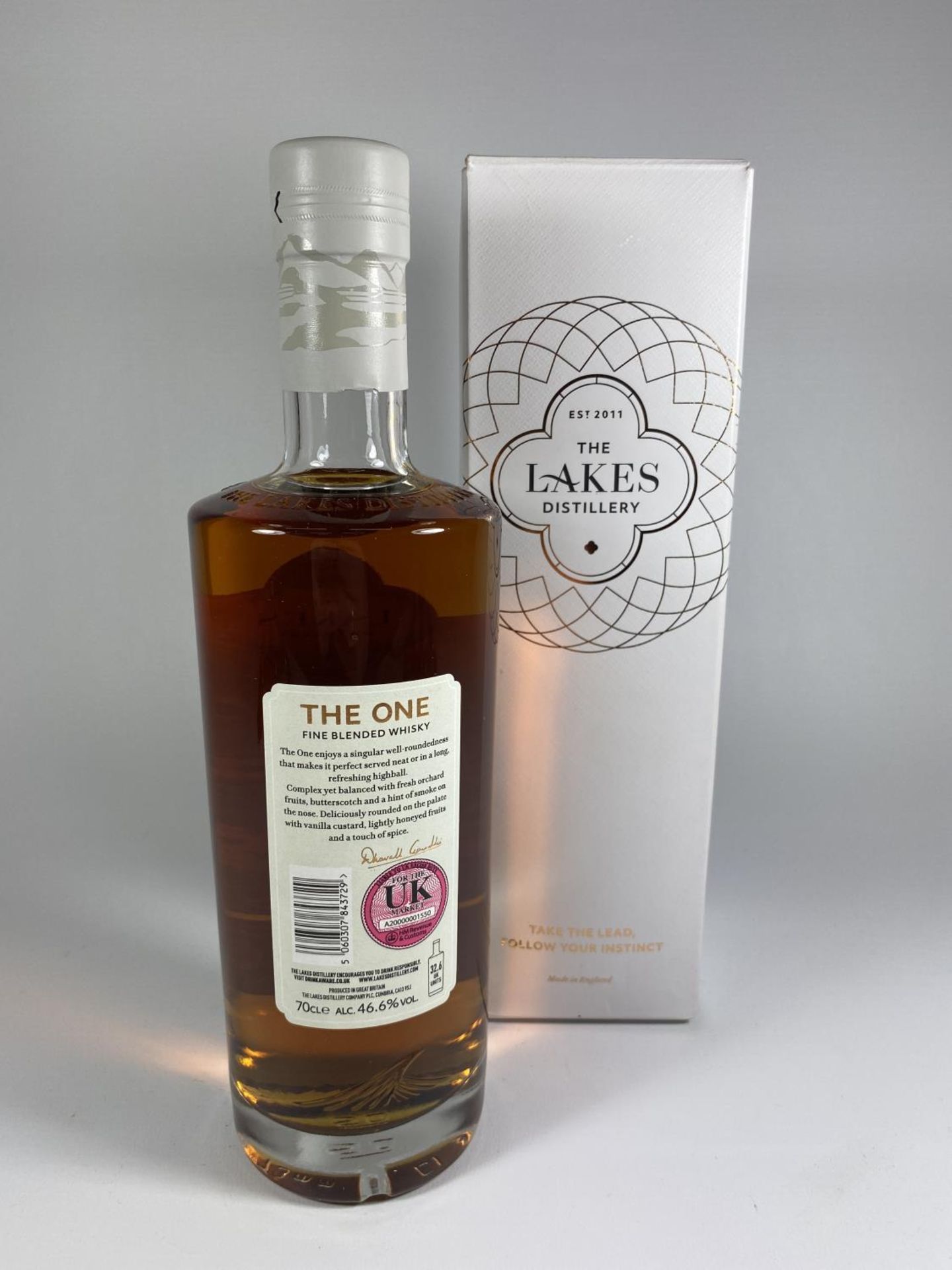 1 X 70CL BOXED BOTTLE - THE LAKES DISTILLERY 'THE ONE' FINE BLENDED WHISKY - Image 3 of 3
