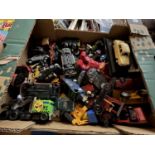 A LARGE QUANTITY OF TOY CARS