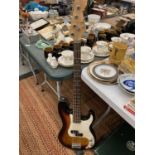 A 'RIKS' ELECTRIC BASS GUITAR