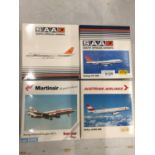 FOUR HERPA WINGS COLLECTION PLANES - SCALE 1:500