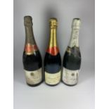 3 X 75CL BOTTLES - LOUIS ROEDERER, BERTRAND BESSAE & POL ROGER