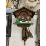 A SWISS CUCKOO CLOCK