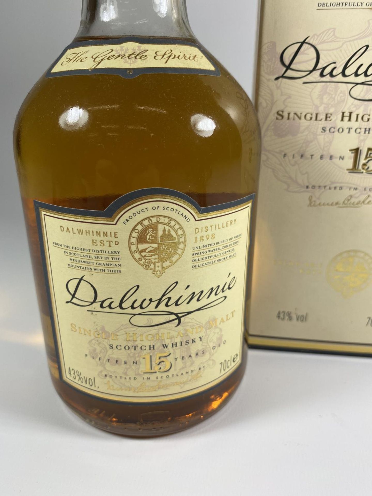 1 X 70CL BOXED BOTTLE - DALWHINNIE 15 YEAR OLD SINGLE HIGHLAND MALT WHISKY - Image 2 of 3