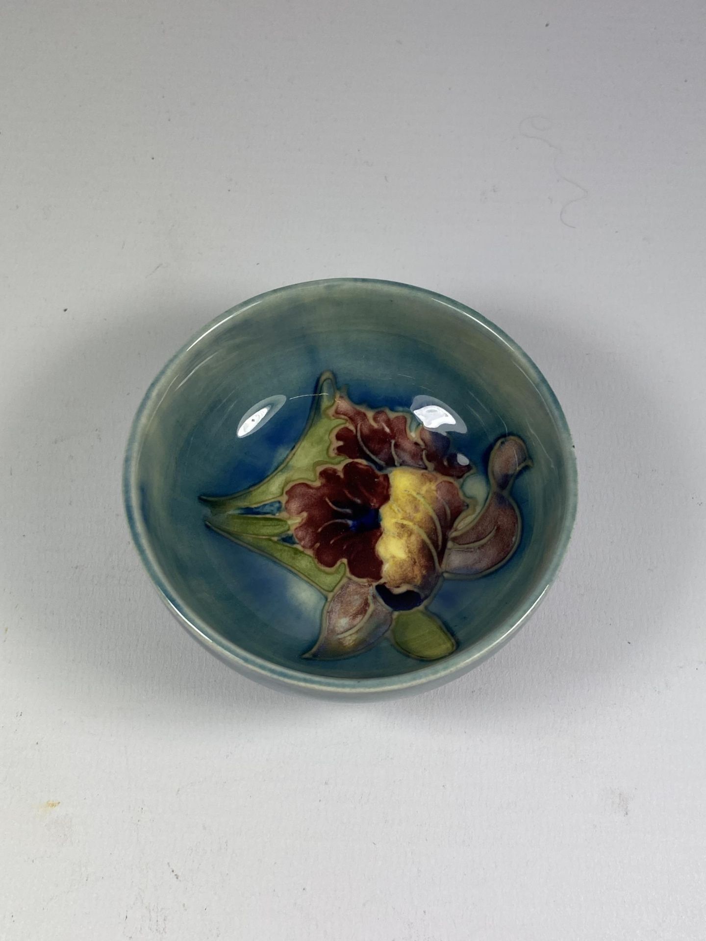 A MOORCROFT ORCHID BOWL