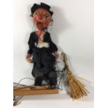 A VINTAGE PELHAM PUPPET - WITH, IN ORIGINAL BOX