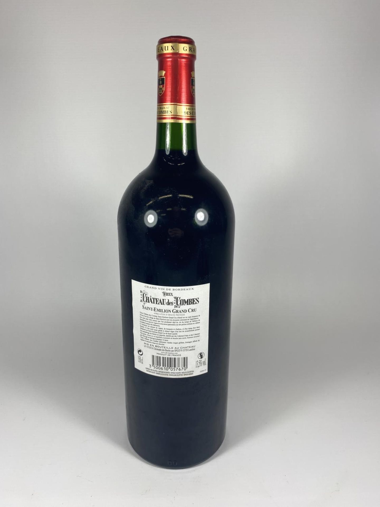 1 X 1.5L BOTTLE - SAINT EMILION GRAND CRU 2014 CHATEAU DES COMBES WINE - Image 3 of 3