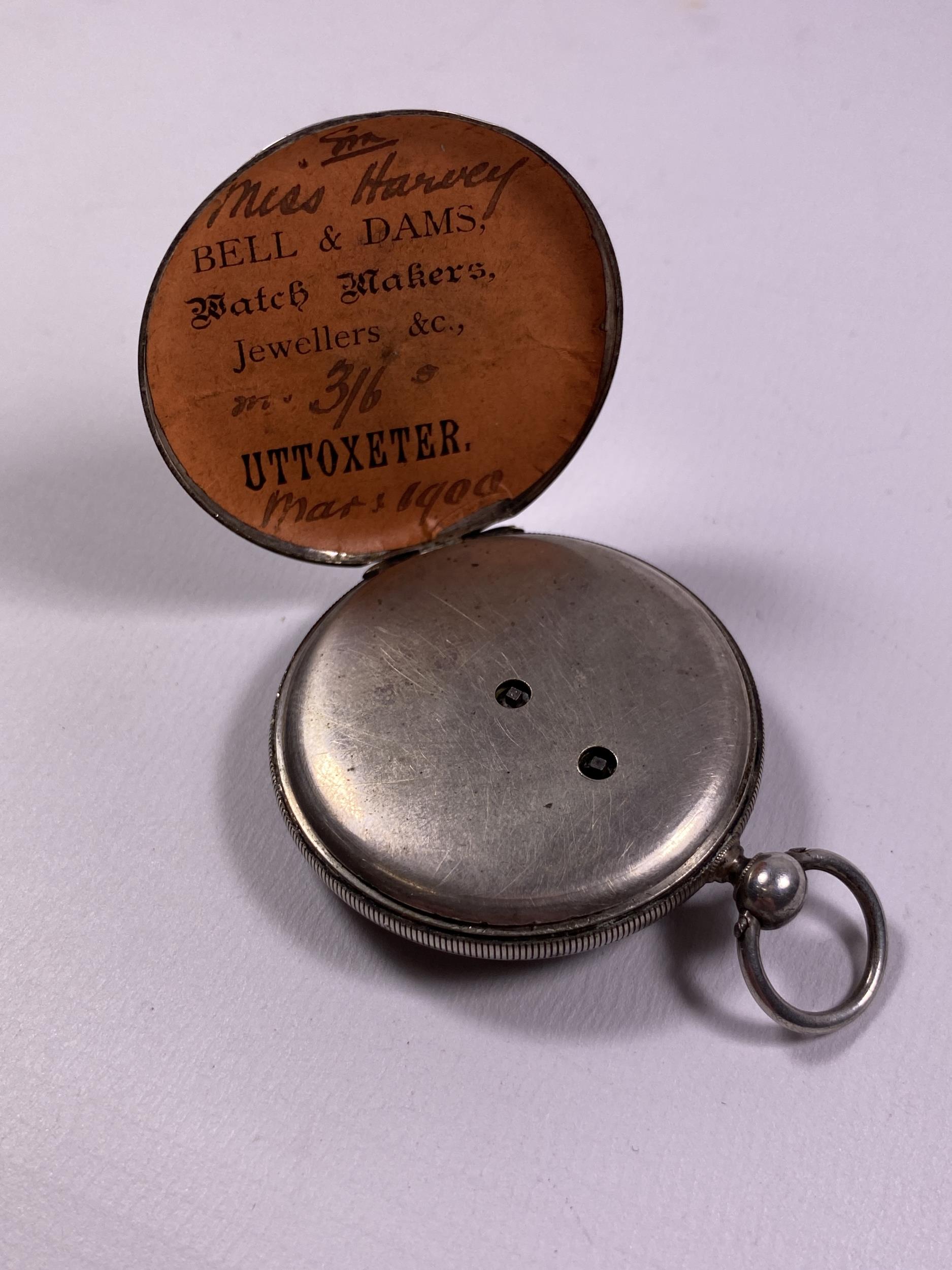 A C.DEFOND OPEN FACED POCKET WATCH - Image 3 of 3