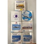 SEVEN ASSORTED BOXED 1:500 SCALE AEROPLANE MODELS