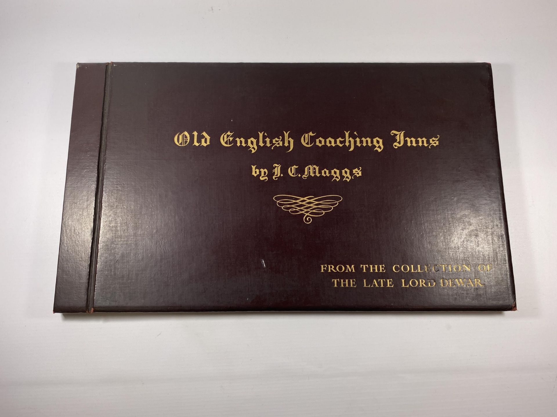 A RARE TOME OLD ENGLISH COACHING INNS MINT - COLLECTION OF LORD DEWAR