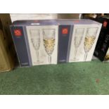 TWO BOXES OF RCR STYLE ITALIAN WINE GLASSES