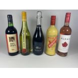 3 X MIXED BOTTLES - DON JOHN, AORI PROSECCO, ADVOCAAT, PLENO ROSE & SOUTH AFRICAN CHENIN BLANC