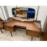 A RETRO G-PLAN E.GOMME DRESSING TABLE, 51" WIDE