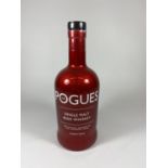 1 X 70CL BOTTLE - THE POGUES SINGLE MALT IRISH WHISKY