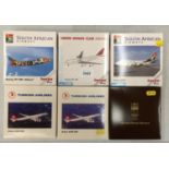 SIX BOXED MODEL AEROPLANES, HERPA ETC - SCALE 1:500