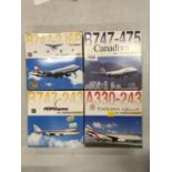 FOUR BOXED 'PREMIERE COLLECTION' MODEL AEROPLANES - SCALE 1:400