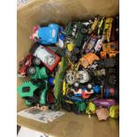 A QUANTITY OF TOY VEHICLES