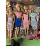 A BAG OF FOUR MATTEL DOLL FIGURES